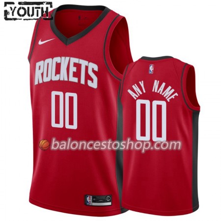 Camiseta Niños NBA Houston Rockets Personalizadas 2019-20 Nike Icon Edition Swingman